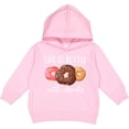 thumbnail image 2 of Inktastic Life is Better with Donuts Toddler Hoodie, 2 of 4