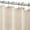 Beige, variant on NixiYa Linen Shower Curtain Farmhouse Heavy Duty Fabric Shower Curtain for Bathroom,72"x72",Dark Gray