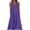 #0236-Purple, variant on Uootdi Maxi Dresses for Women Halter Neck Sleeveless Button Detail Dresses Loose Flowy Casual Long Dresses Gift
