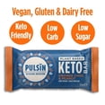 thumbnail image 3 of Pulsin Orange Choc & Peanut Vegan Keto Bar 50g, British Import (Pack of 3), 3 of 4