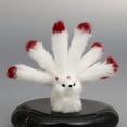 thumbnail image 7 of vlrwzc Cute Plush Nine-Tailed Fox Handmade Soft Fox Plushy Doll Exquisite Foxes Plush Figure Home Decorations for Adults, 7 of 7