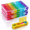 White Iridescent 2pack, variant on Prichor XL Large Weekly Pill Organizer – 4 Times a Day, 7-Day AM/PM Pill Box – Big Compartments, 28-Day Monthly Medication Organizer for Fish Oils, Vitamins, Supplements