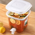 thumbnail image 4 of Kraoden 3.5L Fridge Beverage Drink Dispenser with Leak-proof Spigot, Plastic Cold Drink Juice Beverage Dispenser Jug for Home, Kitchen, Camping, Party, Drink, Juice, Iced Tea, Lemonade, Cold Brew, 4 of 8
