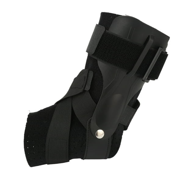 Ankle Stabilizer, Support Breathable Ankle Joint Brace Rehabilitate Black Cross for Left Foot