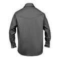 thumbnail image 3 of Flame Resistant FR Welding Shirt - 100% C - Heavyweight 9 oz (X-Large, Dark Grey), 3 of 8
