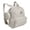 Wonder Alumina Grey, variant on Unisex Adjustable and Zippered Pouch Shoulder Backpack, Black