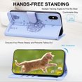 thumbnail image 2 of Allytechgroup for iPhone XS/X Case with Credit Card Slot, RFID Blocking PU Leather Flip Wallet Case for Women Girls Shockproof Protective Case Cover for iPhone XS/X, Lightpurple, 2 of 6