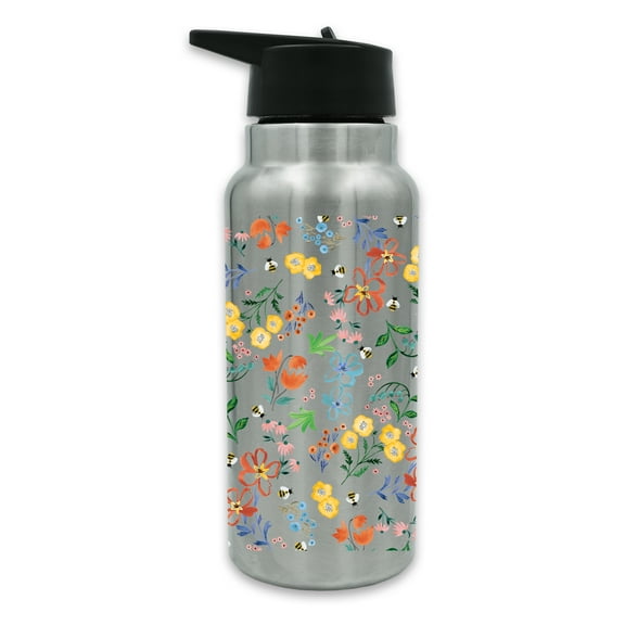Creative Products Cheery Floral and Bee Pattern 32 oz. Tumbler