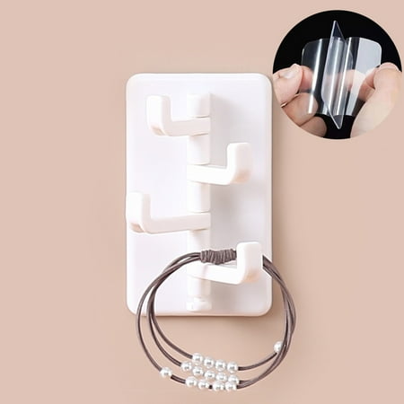 

Pkliwoa Accessories Hooks for Hanging Sticky Hook Household Strong Punch Free Hook Creative Multifunctional Hook Rack Wall Sticker Hook Rack Hook Household Hook Punch Free Strong Wall Hooks Tools