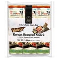 thumbnail image 2 of Korean Crispy Seasoned Seaweed Snacks Kimchi Spicy Sheets - 12 Individual Packs 100% Natural Laver 12 Pack Roasted Nori Snack Healthy Premium Gim by (Kimchi and Wasabi), 2 of 5