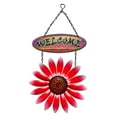 thumbnail image 4 of Cartel De Bienvenida De Flor Colgante Para Placa De Porche De Puerta Delantera Roja Decorativa Sunnimix Cartel de bienvenida, 4 of 8