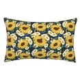 thumbnail image 1 of Fotbe Sunflowers Funda de Almohada Decorativa Estilo Occidental, Lujo en Algodón, Fundas para Almohadas King, Cojín Estampado para Decoración del Hogar-14"x20", 1 of 6