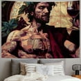 thumbnail image 2 of Orinice Painting Tapestry Wall Hanging Unique Style Graphic Tapestries Home Wall Decor Art for Living Room Bedroom Apartment Farmhouse Dorm 60x50inch, 2 of 6