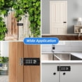 thumbnail image 5 of Code Door Lock, 4 Wheels Recodable Door Lock Water Resistant Keyless Combination Lock with High Security One-Way Screws for Sheds/Barns, 5 of 5