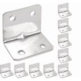 thumbnail image 1 of Assembly Bracket,10 Pieces Fixing Brackets Angle Bracket 90 Degree Right Angle Corner Bracket, L Shaped Furniture Fixing Corner Brace Joint Corner Con, 1 of 5