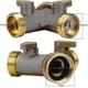 thumbnail image 3 of Pcs 2 Way Y Splitter For Double Washing Machine Faucet Supply Hose, 3/4 Inch For Connecting 2 Appliances, 3 of 4