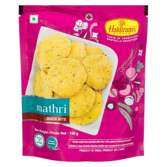 Haldiram Mathri, Indian snacks