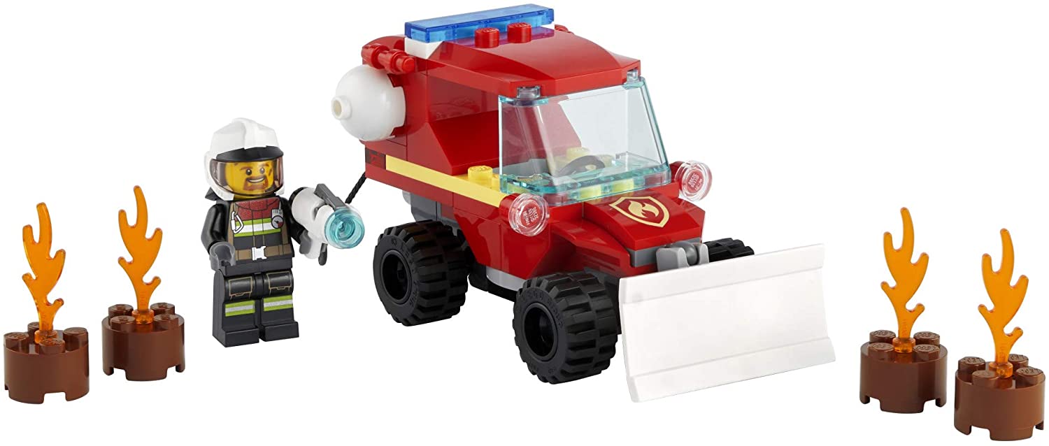 LEGO City Fire Hazard Truck 60279 Building Kit; Firefighter Toy That Makes a Cool Building Toy for Kids, New 2021 (87 Pieces) - image 3 of 8