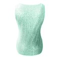 thumbnail image 5 of JGNGSHN Womens Sequin Tops Glitter SleevelessCasual Fashion V Neck Tank Top Sparkly Club Party Vest Green S, 5 of 6