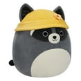 thumbnail image 6 of Squishmallows 8” Rocky the Grey Raccoon with Bucket Hat - Ultra Soft Easter Plush Toy, 6 of 7