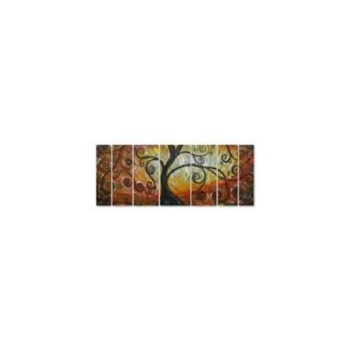 All My Walls 'The Blooming Tree' by Megan Duncanson 7 Piece Graphic Art Plaque Set