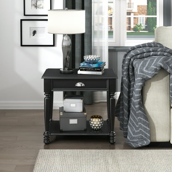 OakvillePark Wahkeena End Table, Black