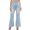 Sky Blue, variant on Vedolay Women's Plus Size Pants Women Jeans High Waist Baggy Plus Size Wide Leg Streetwear Denim Pants,Dark Blue L