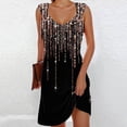 thumbnail image 1 of WILLBEST Robe Women Robe de Plage Mode Rayée Sans Manches Dos Nu Camisole Plage Mini, 1 of 5