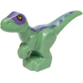thumbnail image 3 of LEGO Monde Jurassique : Minifigurine de Bébé Raptor avec Armoire de Laboratoire d'ADN, 3 of 5