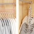 thumbnail image 3 of OULII 10Pcs Clothes Storage Hanger Grey Rack for Efficient Clothes Organization, 3 of 6