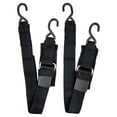 thumbnail image 6 of Attwood 15232-7 Quick-Release Transom Tie-Down Straps, Trailering, Padded Adjustable Buckle, S-Hooks, 2 Inches Wide, 4 Feet Long, 6 of 8