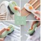 thumbnail image 4 of Household Shoe Brush with Soft Bristle Multi-Functional Long Handle with Liquid Box Automatic Shoe Clothes Cleaning Brush (Green), 4 of 5
