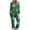 Green 4, variant on Annhoo Christmas Pajama Sets for Women Snowflake Print Pj Outfits Long Sleeve Button down Sleepwear Loungewear Sets