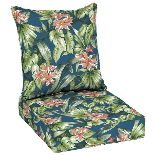 Better Homes Gardens Teal Breezy, Outdoor Patio Deep Seat Cushion Set