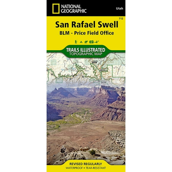 National Geographic Trails Illustrated M San Rafael Swell Map [Blm - Price Field Office], Book 712, (Paperback)