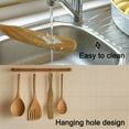 thumbnail image 6 of 2Pcs Wooden Spatula for Cooking, 11" Sourdough Spurtles Kitchen Tools Wooden Spurtle Spatula Dough Stir, Sourdough Spatula with Hang Hole, Kitchen Sourdough Tools Fermentation Use Wood Spatula, 6 of 7