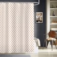 thumbnail image 3 of JOOCAR Orange Shower Curtain for Bathroom Decoration Fabric Shower Curtain set with 12 Hooks,72x72, 3 of 7