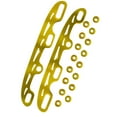 thumbnail image 2 of Advancent Stainless Steel Skate Blades Runners for S Hockey Skates Gold Deportes de nieve, 2 of 6