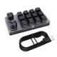 thumbnail image 1 of Teclado Macro Personalizado Wi Gaming Programable () Rojo, 1 of 8