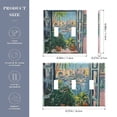 thumbnail image 2 of Yayeee Toggle Light Switch Wall Plate 2-Gang 4.56"x4.48" Decorative Outlet Cover, Blue Sea Boat, 2 of 7