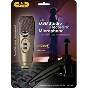 CAD U37 Handheld Microphone - Handheld - Cable