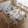 thumbnail image 2 of Dachshund Dog Boston Terrier Dog Rectangle Tablecloth 60"x84",Waterproof Polyester Rectangle Table Cloth, Wipeable Spillproof Polyester Tablecloth for Dining, Camping, Indoor and Outdoor, 2 of 5