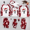 thumbnail image 4 of Fgnfyis Family Christmas Pajamas Matching Sets Deer Horn Letter Print Long Sleeve Pajamas Set Nightwear, 4 of 6