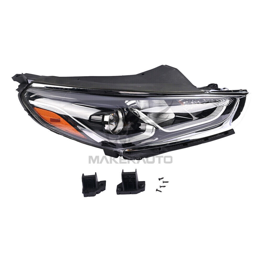 For 2018 2019 Hyundai Sonata Right Passenger Side Halogen Headlight Assembly