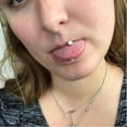 thumbnail image 7 of Huanledash Women Rhinestone Tongue Nose Nipple Ring Stud Earrings Body Piercing Jewelry, 7 of 7