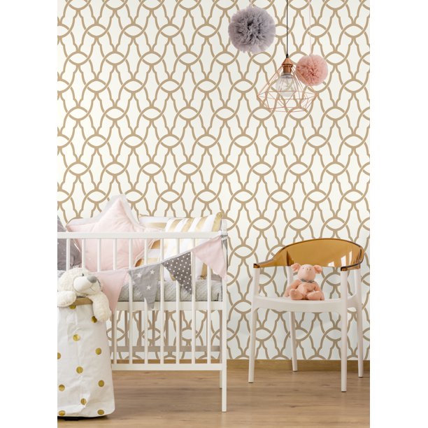 RoomMates Trellis Peel and Stick Wallpaper