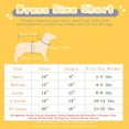thumbnail image 4 of Ropa para mascotas Ropa para perros Camisa de respaldo Falda para perros de dos patas Falda de cerezas a rayas coloridas, 4 of 6