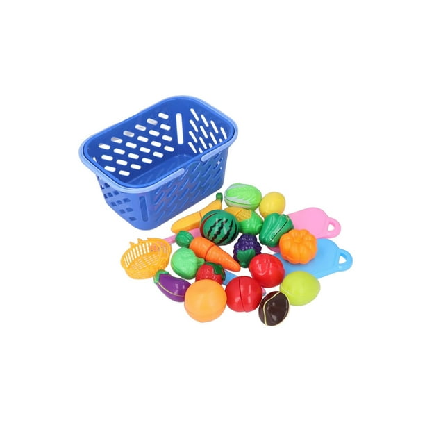 Set 23 Juguetes De Cocina Para Niños Corta Frutas Verduras