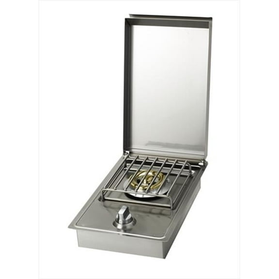 Side Burner Natural Gas - Stainless Steel