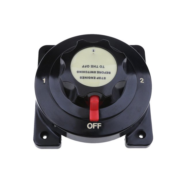 ziyahi Marine Boat Battery Switch Modification Professional Rotary Power Supply Shut Off Disconnect Isolator Sailing Accessory
